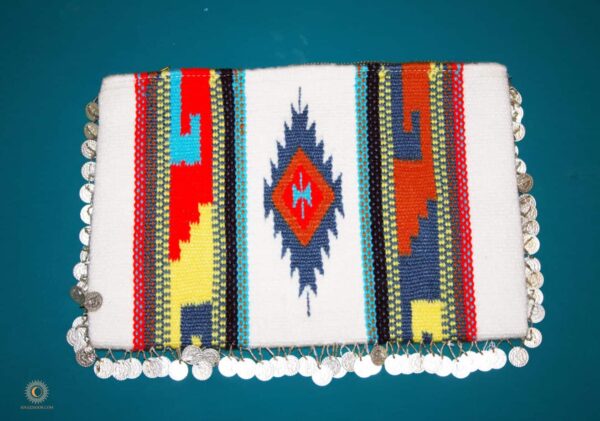 White Clutch with coins