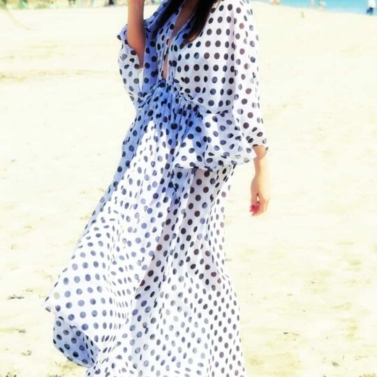 Polka Dot Beach Cover up