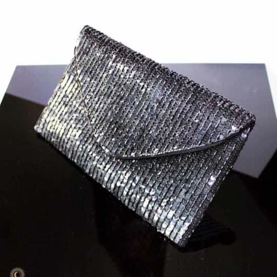 Black Sequined Purse