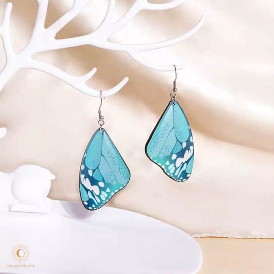 Green Butterfly Earrings