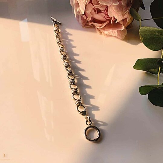 Silver Circular Bracelet