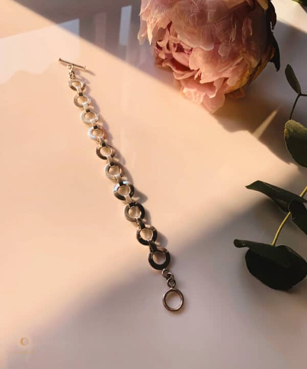 Silver Circular Bracelet
