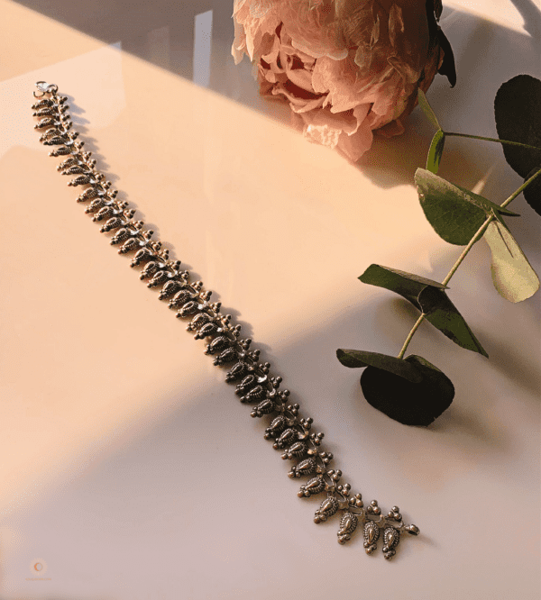 Silver Traditional Indian Anklet