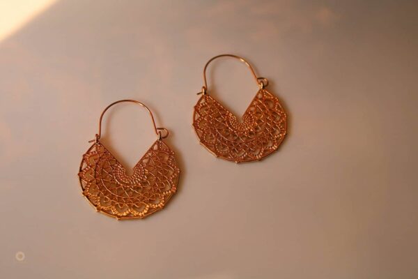 Boho Gyspy Earrings on white background