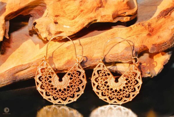 Gold Gyspy Earrings boho style