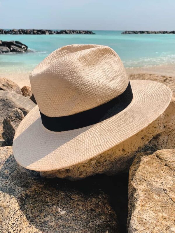 White Fedora with blacktrim