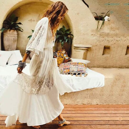 White Maxi Dress Beach Cover Up