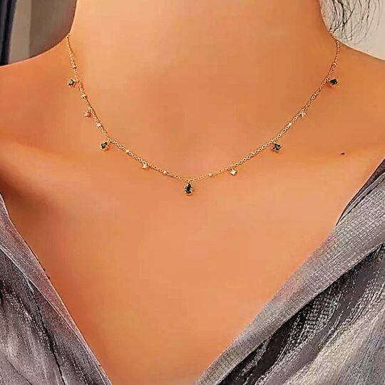 Gold plated delicate necklace