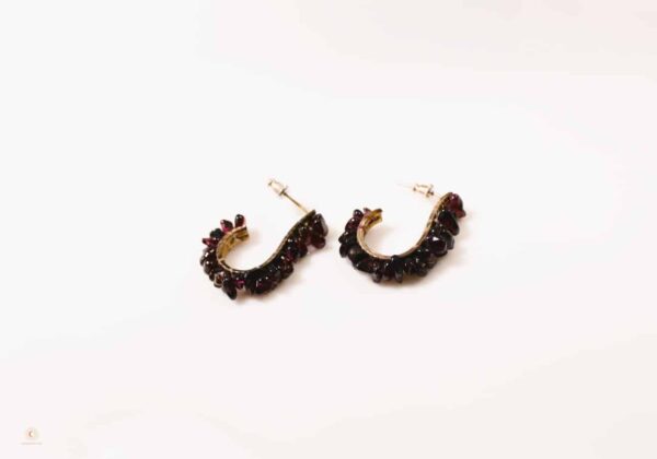 Garnet Antique Earrings from Afghanistan