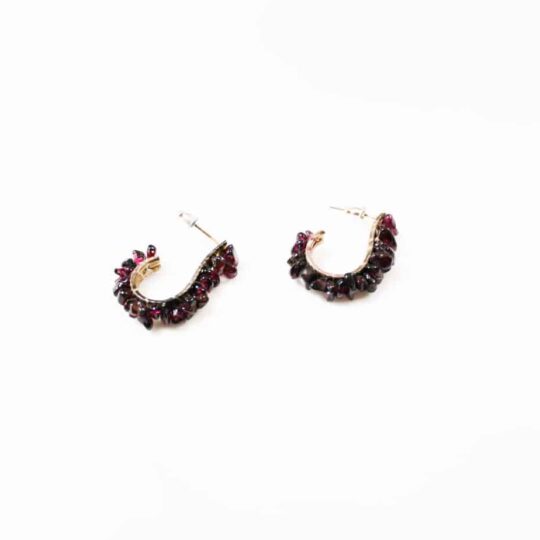 Garnet Antique Earrings from Afghanistan