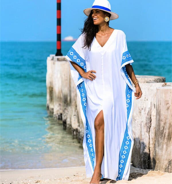 Summer Kaftan - white