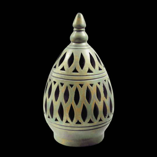 green lantern Delmon Pottery
