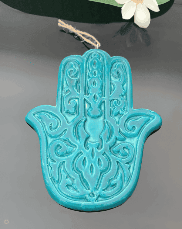 Turquoise hand of Fatima Wall Hanging