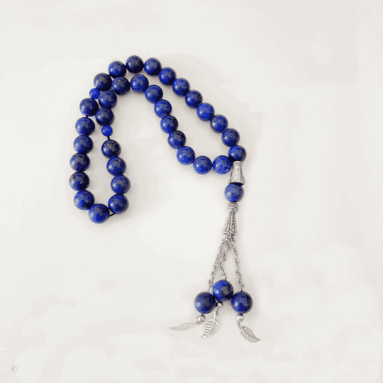 Lapis Lazuli prayer beads from Afghanistan
