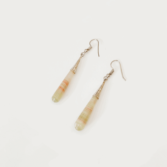 Jade Earrings from Afghanistan