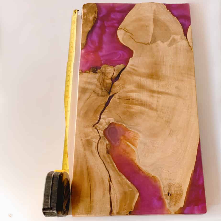 pink and lilac resin wood tray combo.