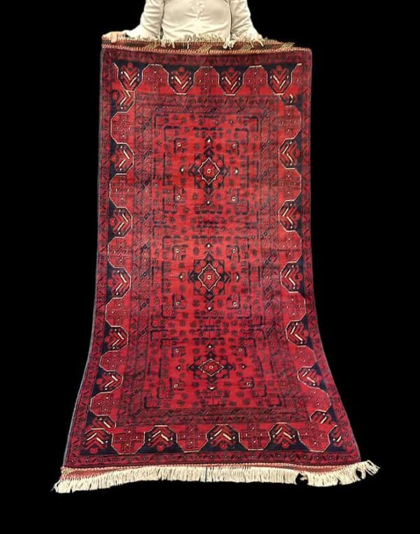 Rug from Afghanistan Red in colour Afghani Rugs for sale