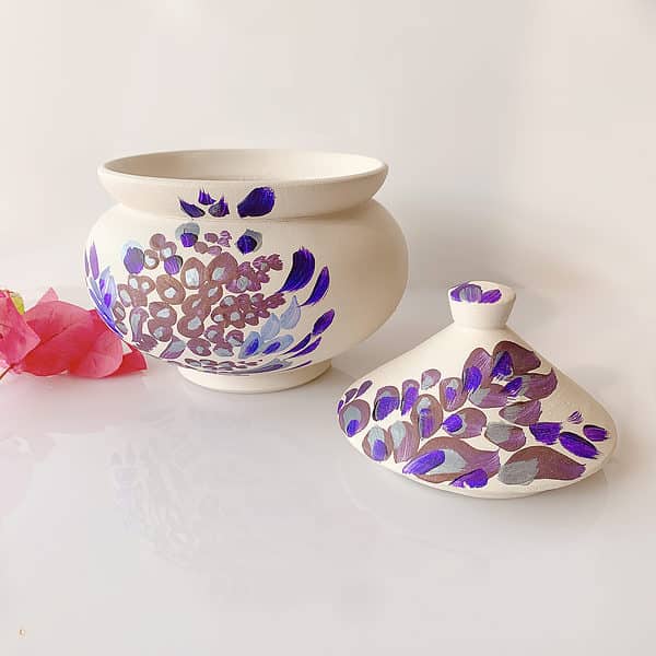 Ceramic White pot