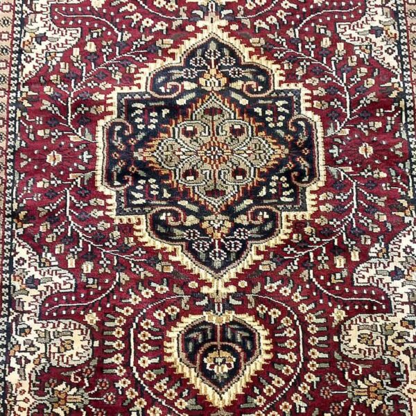 Silk blended rug from Jaipur India