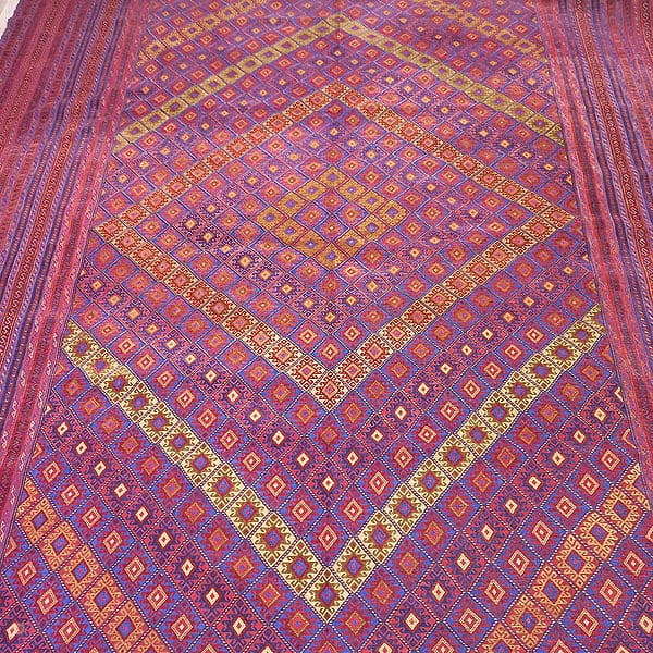 Pink Afghani Rug rug from Afghanistan Mashwani Kilim Rug