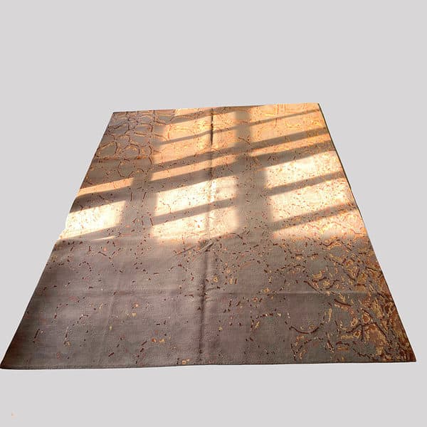 Rug made from silk and wool from Nepal