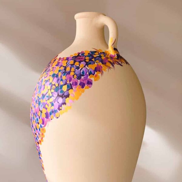 long and tall traditional water jug made in pottery ceramic
