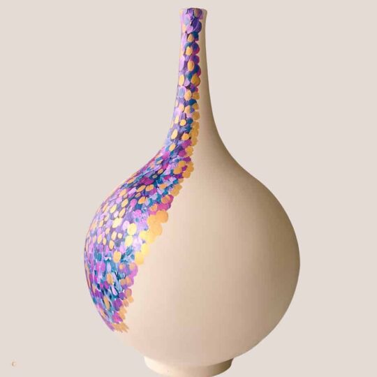 Large ceramic vase floor vase wide and large