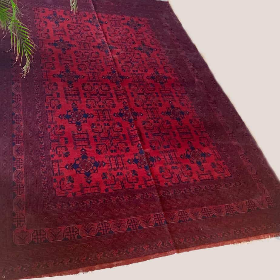 Large Red Rug - Khal Muhammadi - Souq2Door