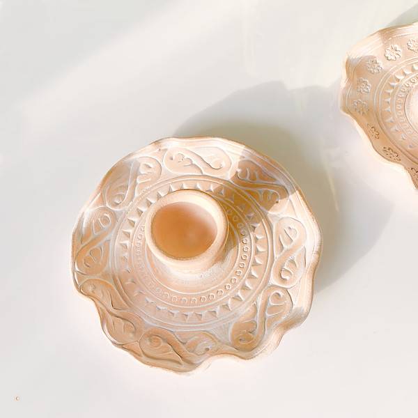 Pottery Ceramic Candle Holders