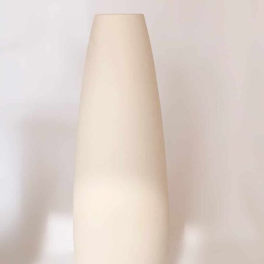 Tall Modern White pottery vase modern style pottery
