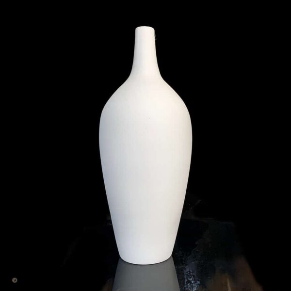 Large Modern White Pottery Vase
