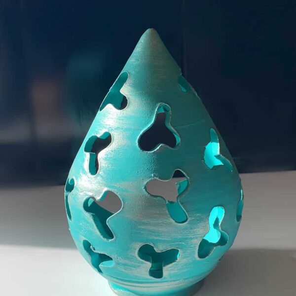 Turquoise Candle Holder