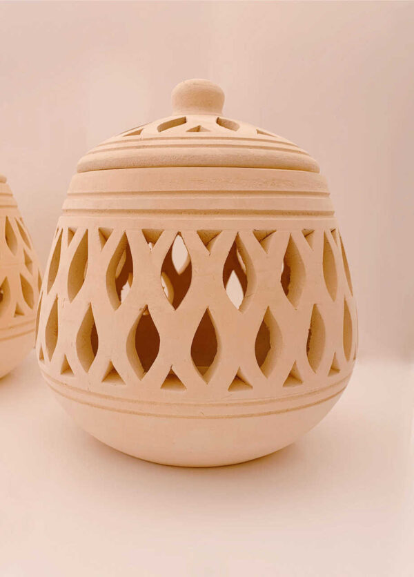 Pottery Lantern Large Bahrain Made Pottery