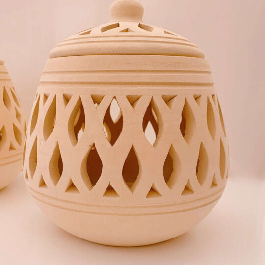 Pottery Lantern Large Bahrain Made Pottery