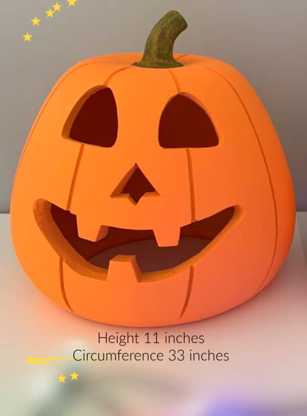 large pottery lantern handmade and reusable halloween decor, unique halloween decor