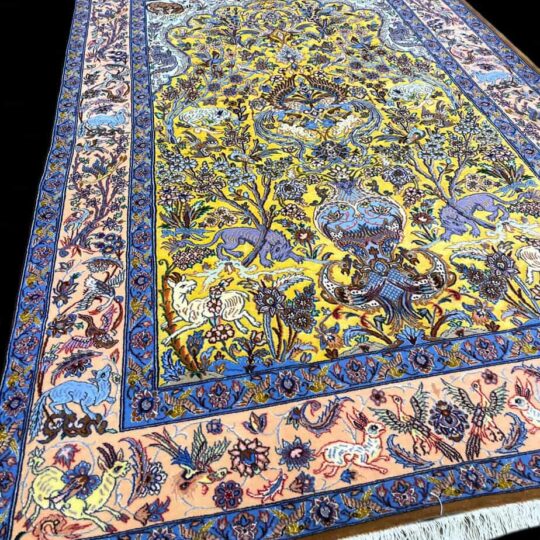 Luxury Vintage Persian Rug from Isfahan