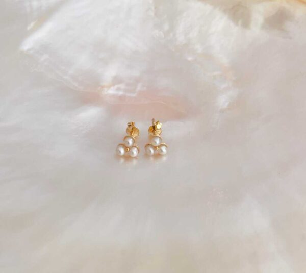 Gold pearl drop earrings with a classic design, perfect for special occasions and everyday wear. Crafted with high-quality materials, these earrings add a touch of sophistication to any outfit.