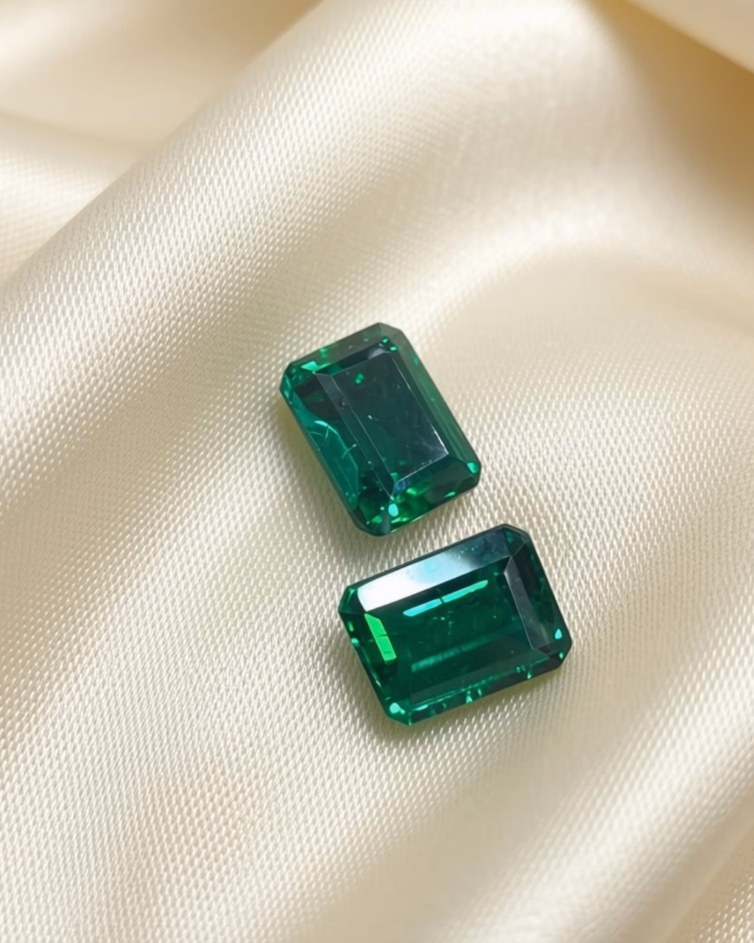 Loose Lab Emeralds Colombian Shade